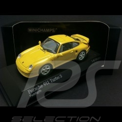Porsche 993 Turbo S 1998 yellow 1/43 Minichamps 430069270