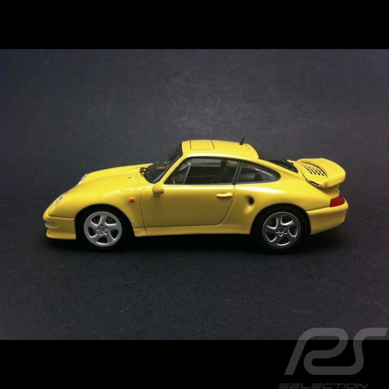 Porsche 993 Turbo S 1998 yellow 1/43 Minichamps 430069270