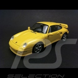 Porsche 993 Turbo S 1998 jaune 1/43 Minichamps 430069270