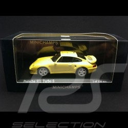 Porsche 993 Turbo S 1998 jaune 1/43 Minichamps 430069270