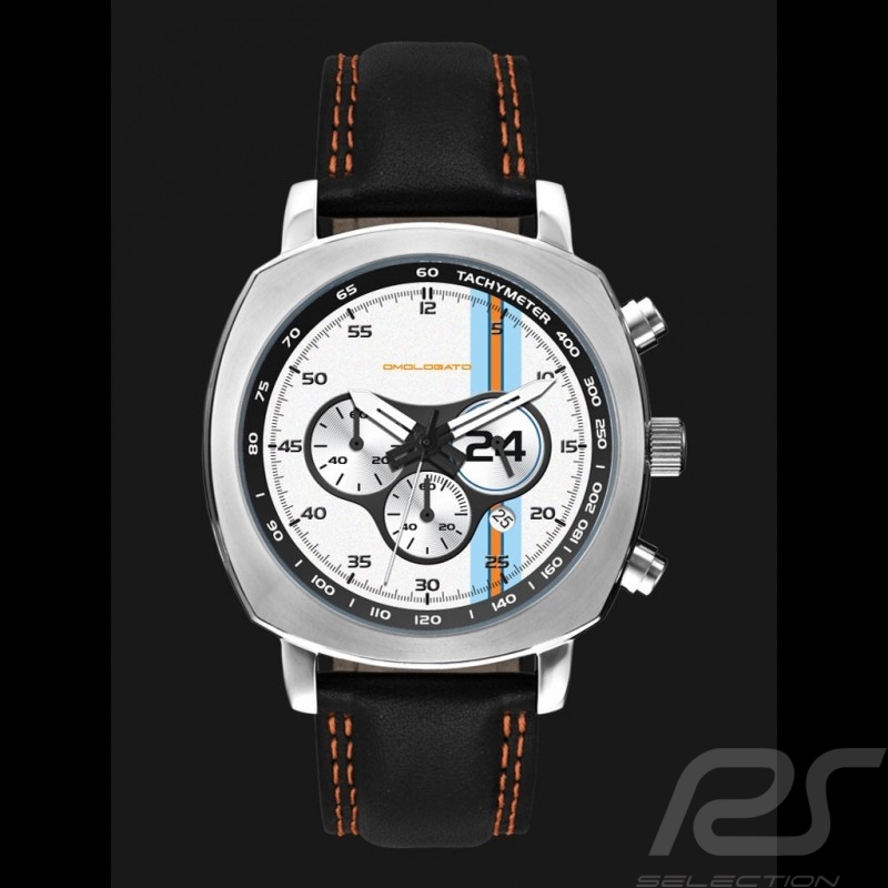 Watch Chrono Gulf Racing silver white