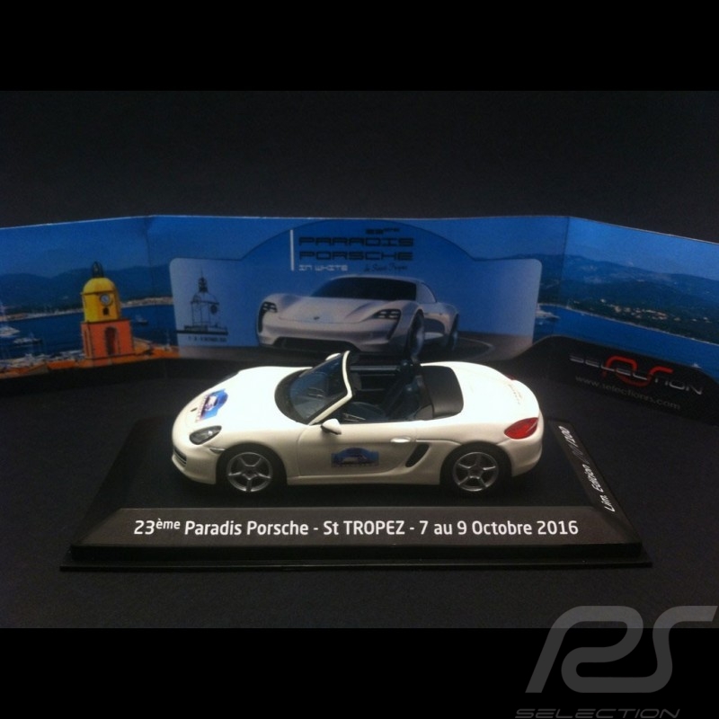 Porsche Boxster 981 2013 white Saint Tropez 1/43 Minichamps WAP0202000D