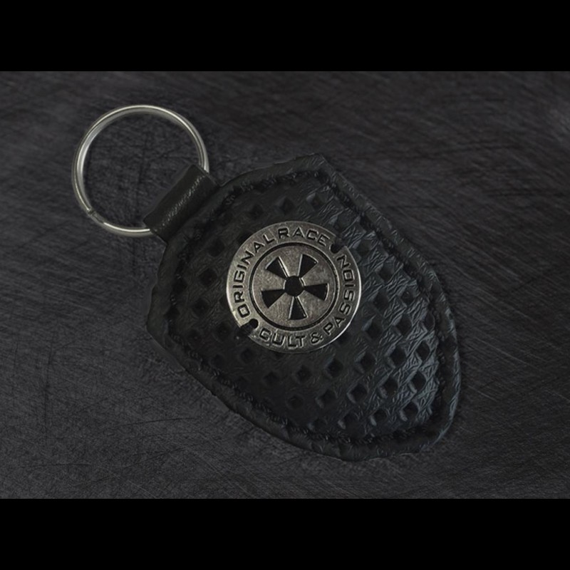 Crest keyring 911 classic leather black