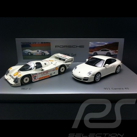 Set Porsche PDK 962 C 1986 / 997 Carrera 4S 2009 1/43 Minichamps WAP020SET21