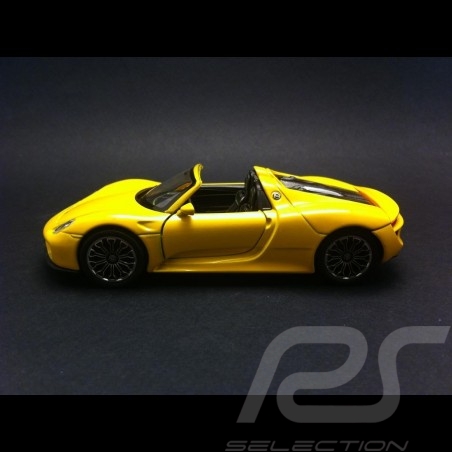 Porsche 918 Spyder gelb Spielzeug Reibung Welly MAP01026016