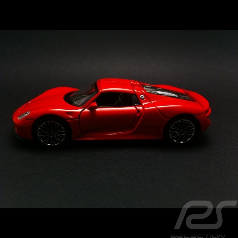 Porsche 918 Spyder rot Spielzeug Reibung Welly 