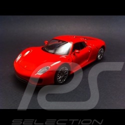 Porsche 918 Spyder red pull  back toy Welly 