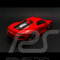 Porsche 918 Spyder Welly rouge jouet à friction  pull  back toy Spielzeug Reibung