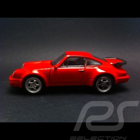 Porsche 964 Turbo type 965 Spielzeug Reibung Welly rot