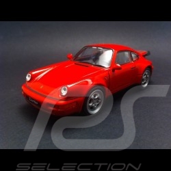 Porsche 964 Turbo type 965 pull back toy Welly red