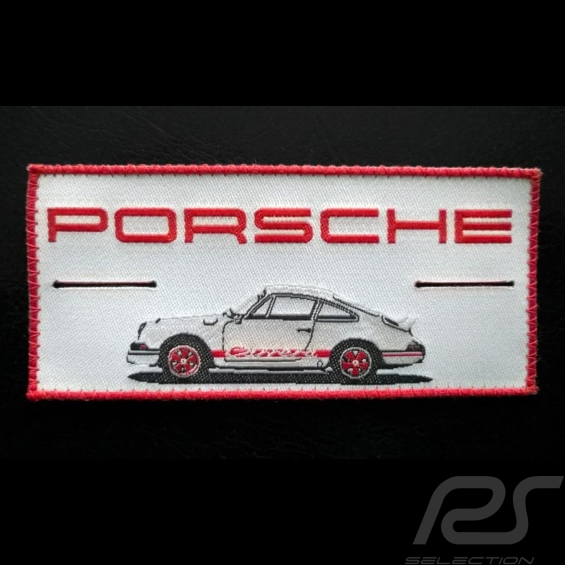 Badge Porsche 911 Carrera tissu à coudre ou à boutonner   fabric sewing or buttoning Stoff Aufnäher nähen oder knöpfte