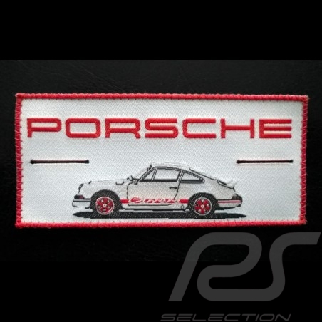 Badge Porsche 911 Carrera tissu à coudre ou à boutonner   fabric sewing or buttoning Stoff Aufnäher nähen oder knöpfte