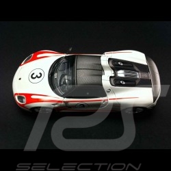 Porsche 918 Spyder Pack Weissach blanche / rouge 1/43 Minichamps 410062131