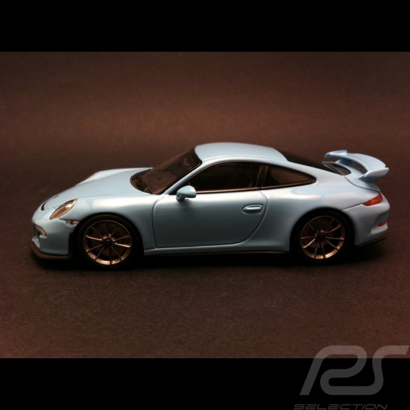 Porsche 991 GT3 2013 Gulf blue 1/43 Minichamps CA04316085