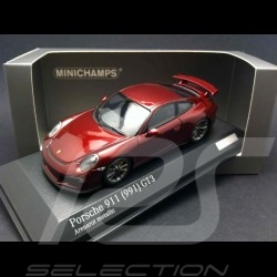 Porsche 997 Carrera grise 1/43 Minichamps WAP02011415