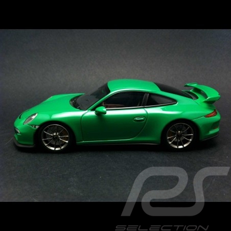 Porsche 991 GT3 2013 vert vipère 1/43 Minichamps CA04316082
