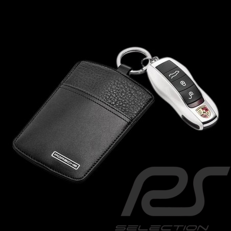 Porsche Keyring  pouch black leather WAP0300110D