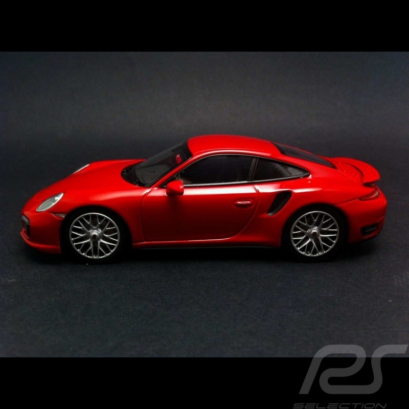 Porsche 991 Turbo S 2013 carmin rot 1/43 Minichamps CA04316066