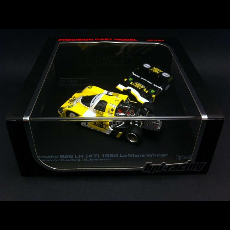 Porsche 956 LH Winner Le Mans 1984 New Man n° 7 1/43 HPI Racing 939