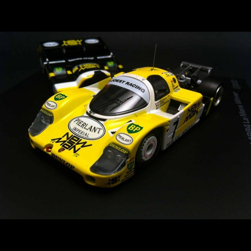Porsche 962 N°7 Le Mans 1984 - HPI 1/43 - Coffret Miniature - Vainqueur New Man