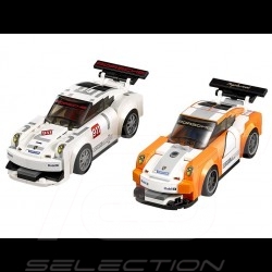 Duo Porsche 911 GT finish line Lego 75912 