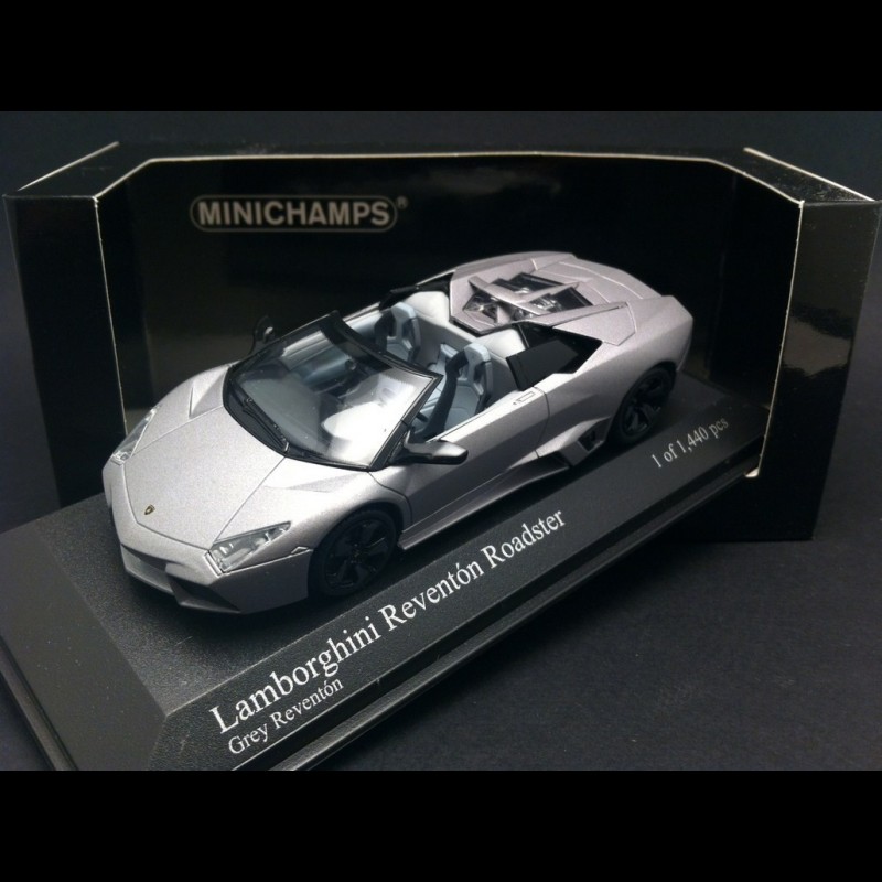 Lamborghini Reventon Roadster 2010 matte grey 1/43 Minichamps