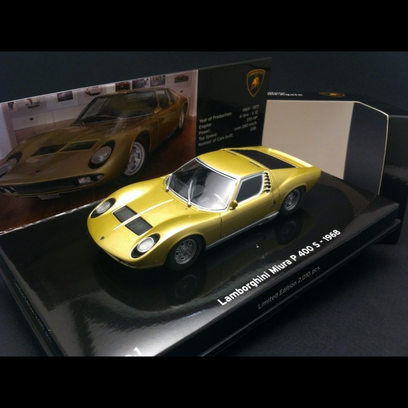Lamborghini Miura P400 1968 Gold 1/43 Minichamps 436103000
