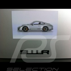 Porsche 911 type 991 R grise / verte 1/18 Spark WAP0211460H