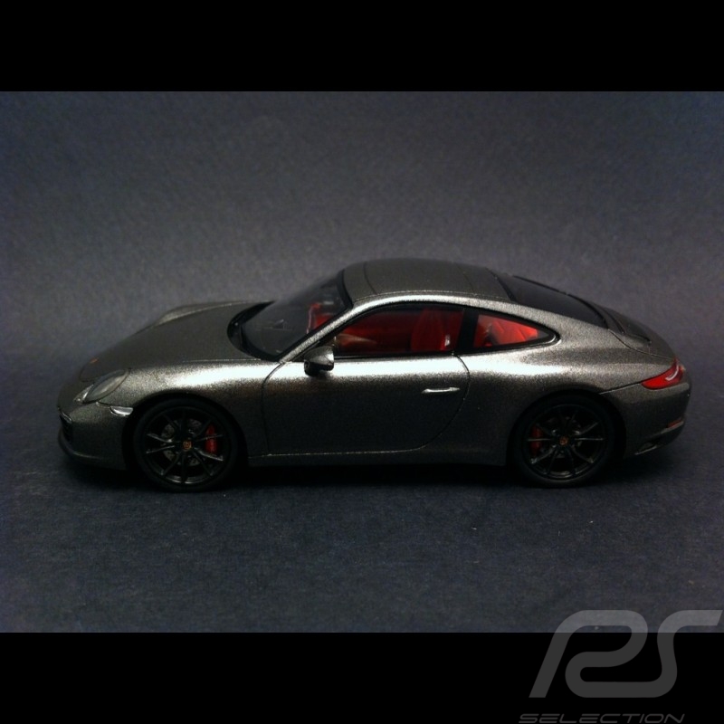Porsche 997 Carrera grise 1/43 Minichamps WAP02011415