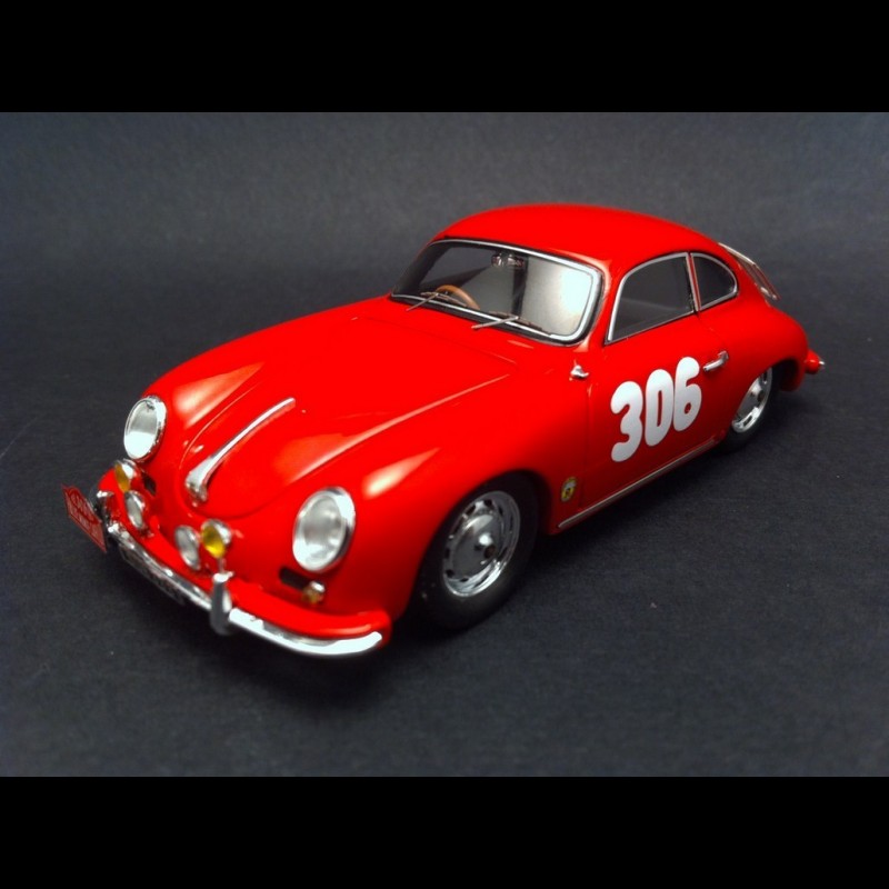 Porsche 356 #306 Rallye Monte Carlo 1958 - Spark 1/43 - Résine - Rare