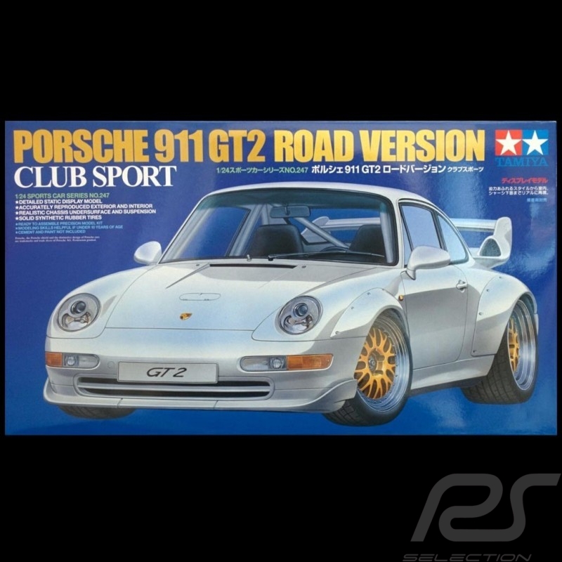 Kit Porsche 911 type 993 GT2 1996 1/24 Tamiya 24247 - Selection RS