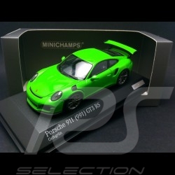 Porsche 991 GT3 RS 2016 vert citron 1/43 Minichamps CA04316041