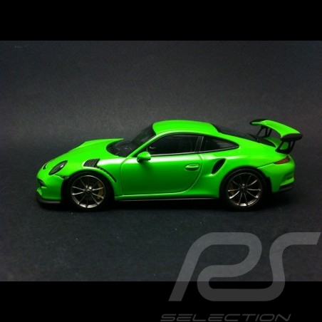 Porsche 991 GT3 RS 2016 Lime Green 1/43 Minichamps CA04316041