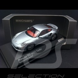 Porsche 991 Turbo 2013 silver grey 1/43 Minichamps CA04316059