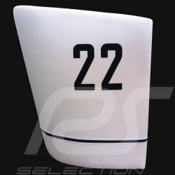 Fauteuil cabriolet Cabriolet chair Cabrio Stuhl Racing Inside n° 22 blanc Racing team