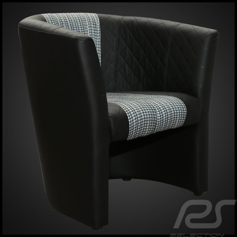 Tubstuhl Racing Inside hahnentritt schwarz / weiß