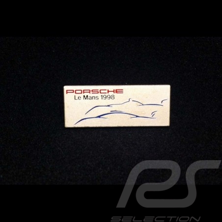 Porsche badge Le Mans 1998 911 GT1 Silhouette