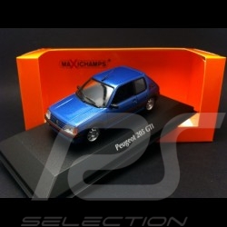 Peugeot 205 GTI 1990 metallic blue 1/43 Minichamps 940112301