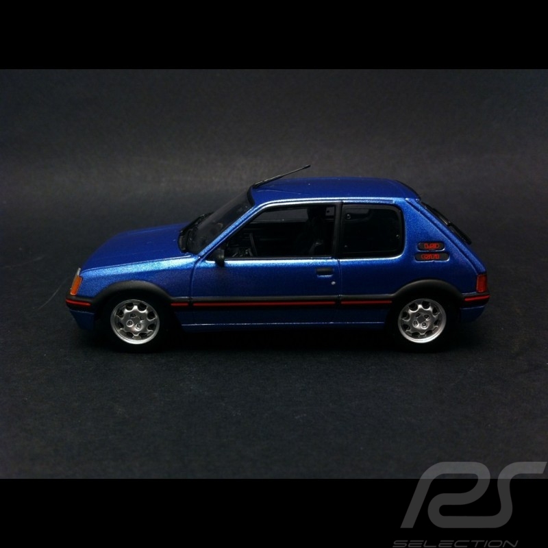 Peugeot 205 GTI 1990 metallic blue 1/43 Minichamps 940112301