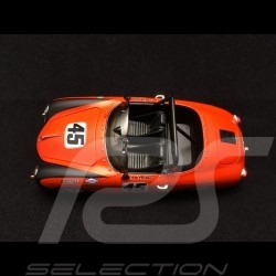 Porsche 356 Speedster n° 45 Ed Parlett orange / black 1/43 Schuco 450883700