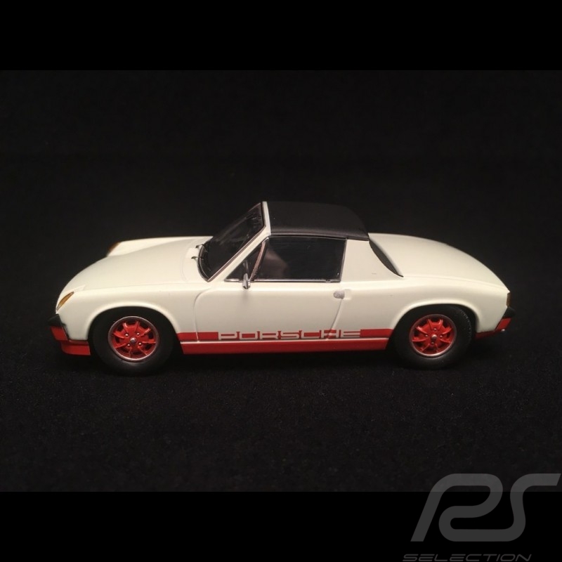 Porsche 914 2.0 Creamsicle ivory / red 1/43 Schuco 450370100