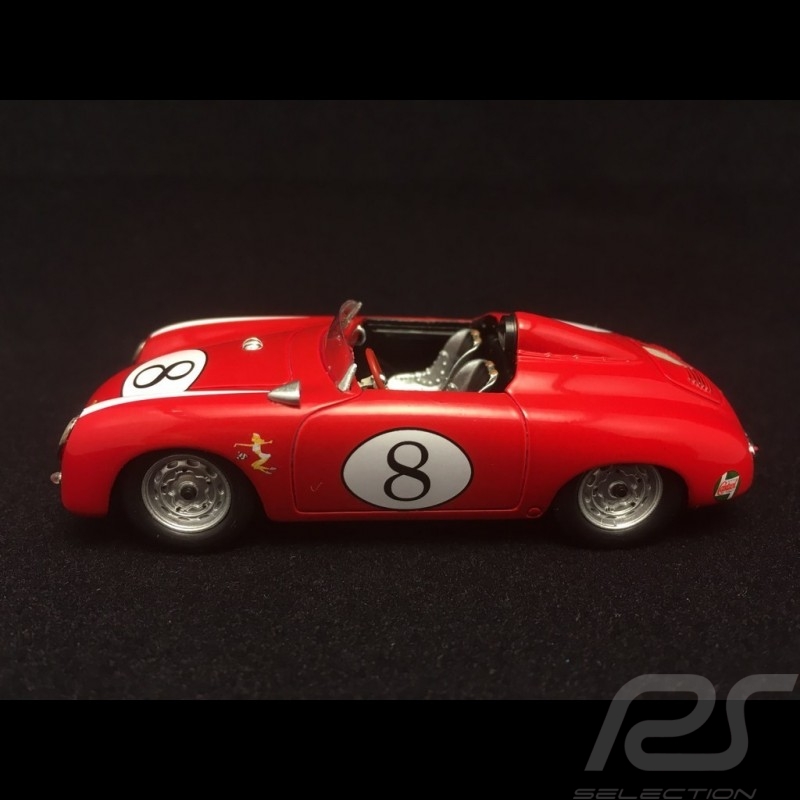 Porsche 356 Speedster n° 8 America rot / weiß 1/43 Premium 18033