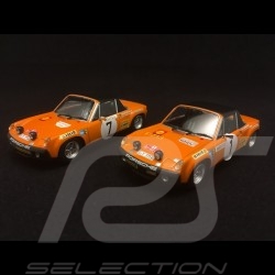 Duo Porsche 914 6 Monte Carlo 1971 1/43 Minichamps 400716501 400716507