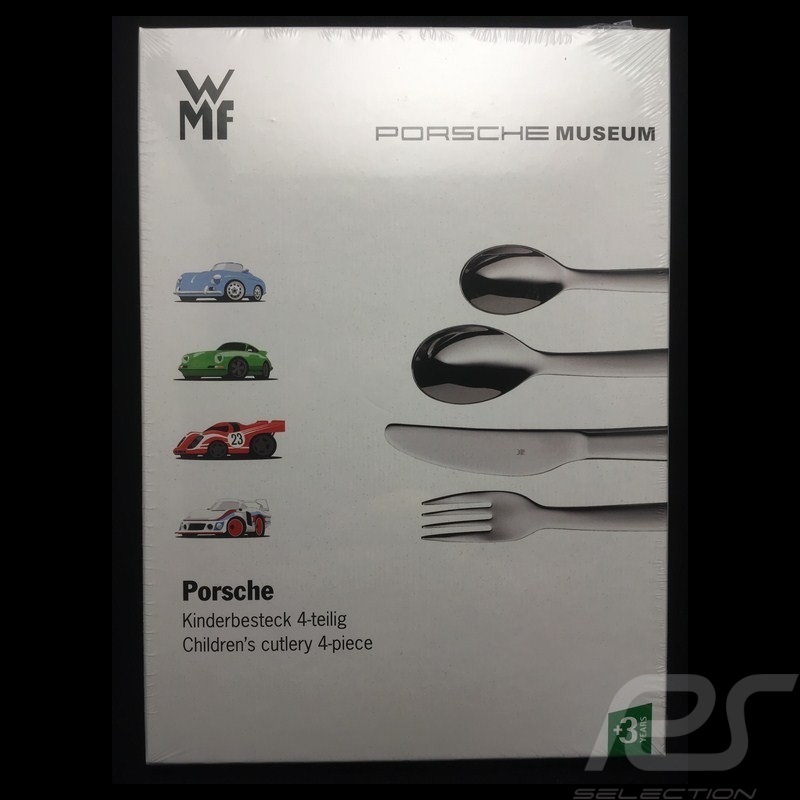 Porsche couverts pour enfant 4 petites Porsche cutlery for kids besteck für kinder MAP07003916 - Set de 4