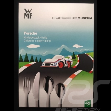 Porsche couverts pour enfant Porsche 935 cutlery for kids besteck für kinder MAP07003916 - Set de 4