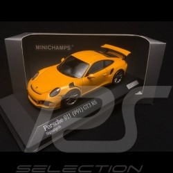 Porsche 991 GT3 RS jaune signal 1/43 Minichamps CA04316046
