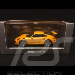 Porsche 991 GT3 RS jaune signal 1/43 Minichamps CA04316046