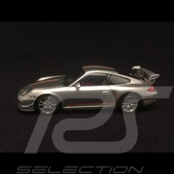 Porsche 997 GT3 RS 4.0 silbergrau GT 1/43 Minichamps CA04316049