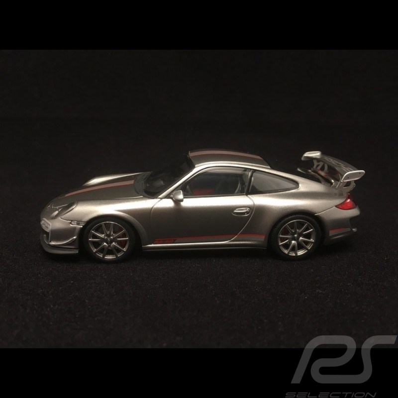 Porsche 997 GT3 RS 4.0 silbergrau GT 1/43 Minichamps CA04316049
