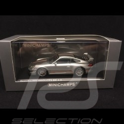 Porsche 997 GT3 RS 4.0 gris argent GT 1/43 Minichamps CA04316049